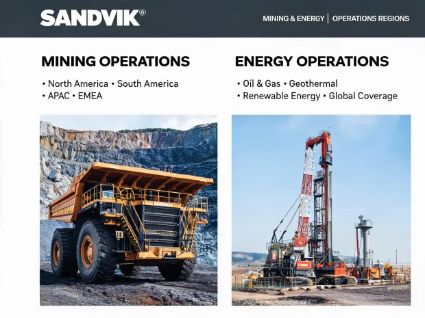 Sandvik Industries regions