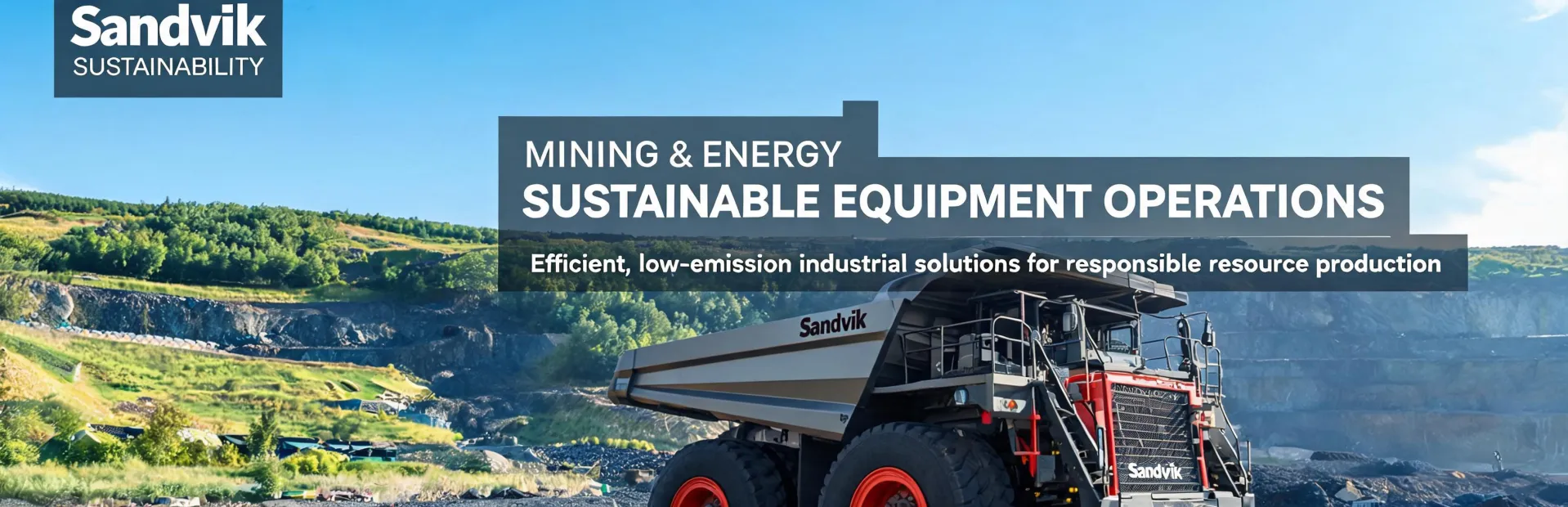 Sandvik Sustainability hero